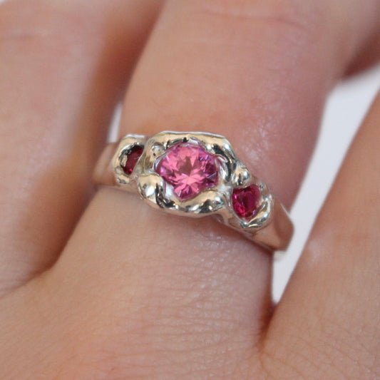 Pink Glimmer Ring | Size O