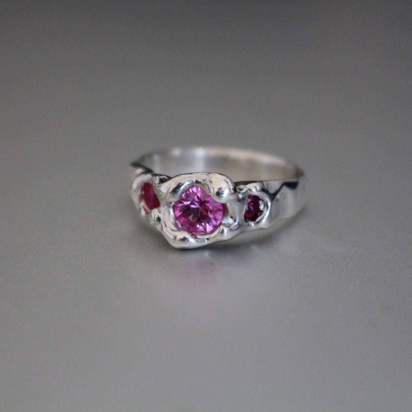 Pink Glimmer Ring | Size O