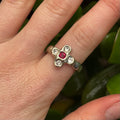 bejewelled pollen ring | size T