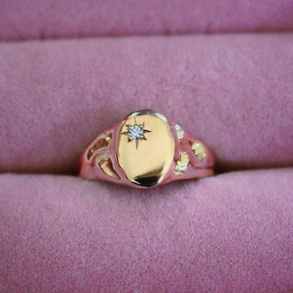 Diamond Signet | Size P