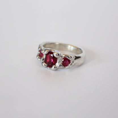 Ruby Cloud Ring | Size O