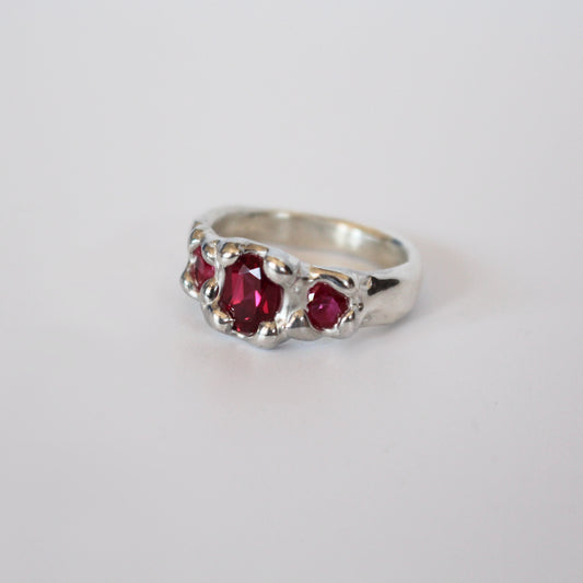 Ruby Cloud Ring | Size O