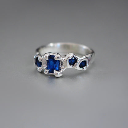 Mega Blue Ring  | size Q