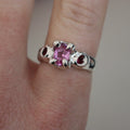 pink claw ring | size L