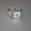 flower signet  | size O