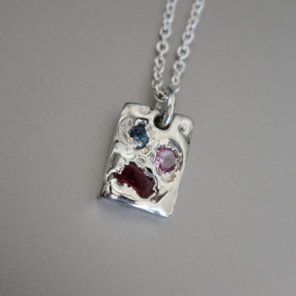 gem melt necklace