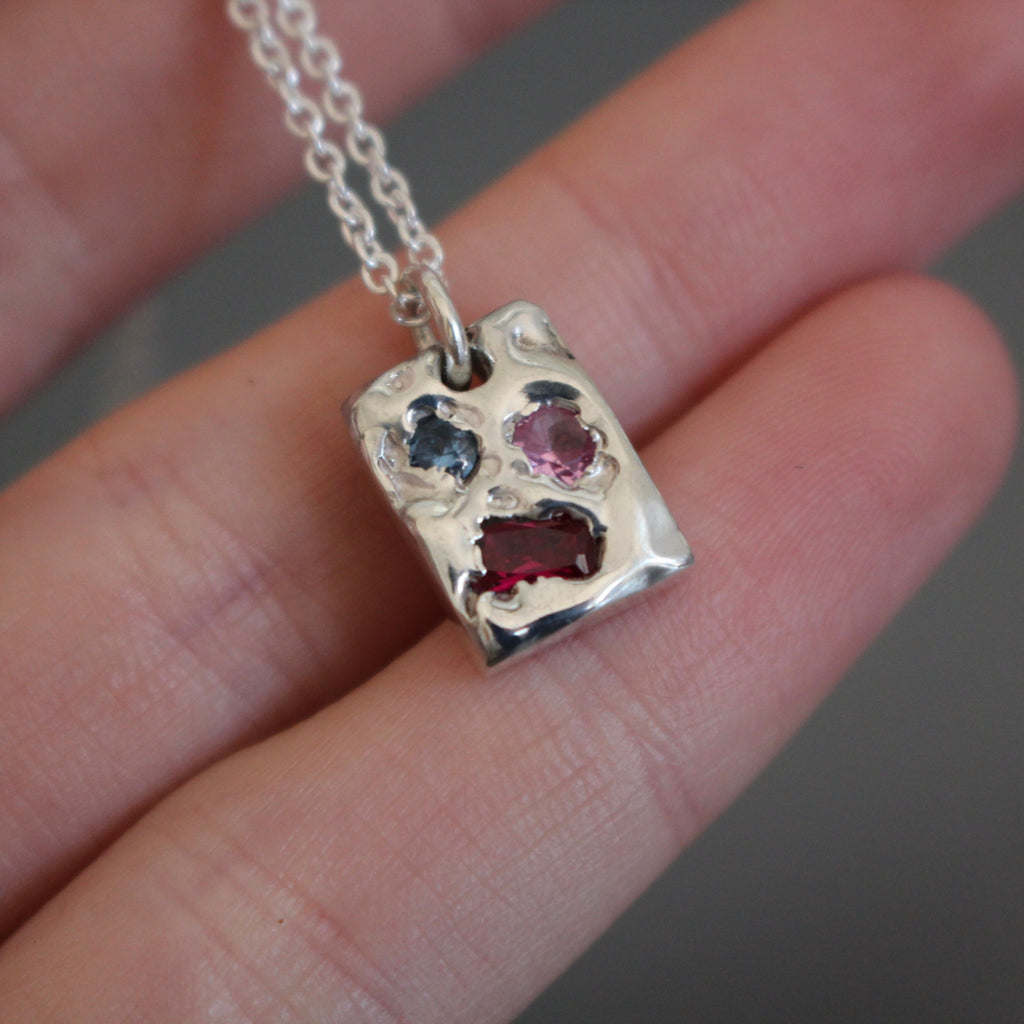 gem melt necklace